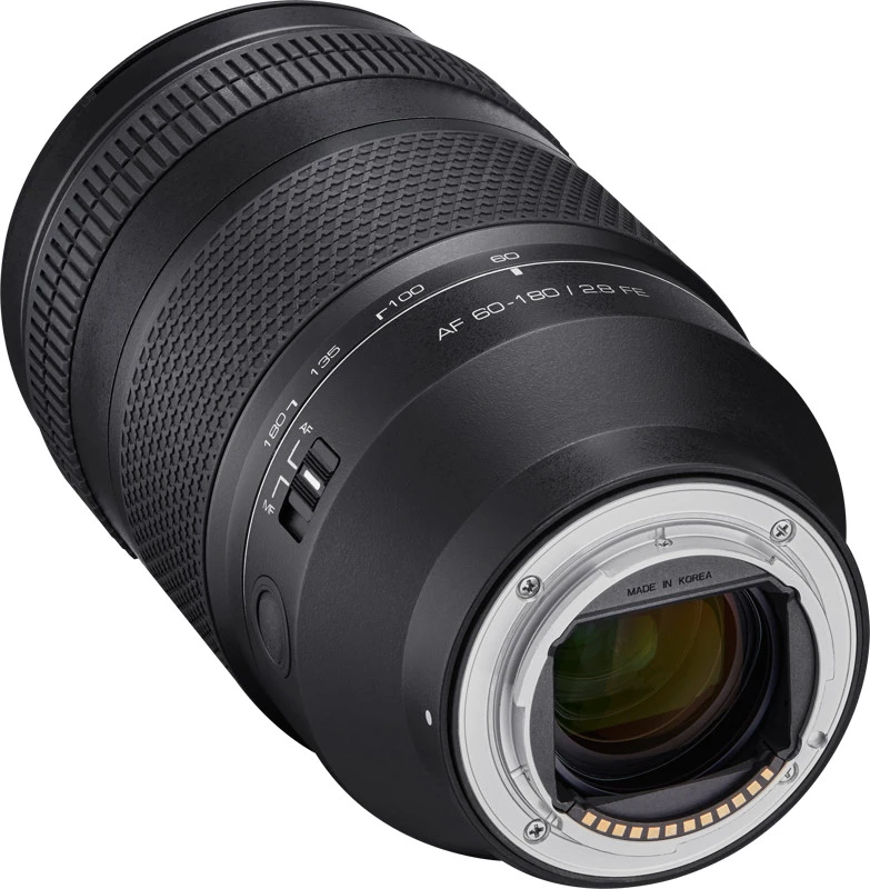 „Samyang AF 60-180mm F/2.8 Sony FE“ objektyvas (pilno kadro ir APS-C)