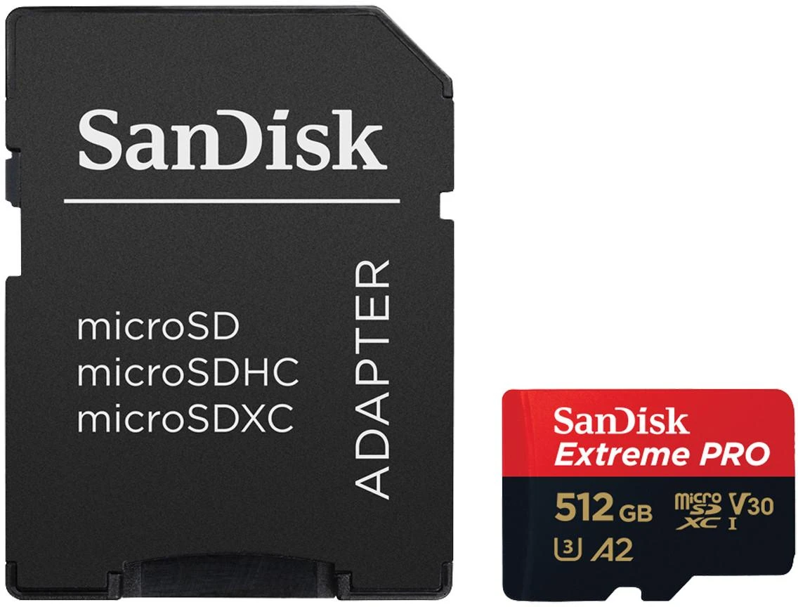 Atminties kortelė SanDisk Extreme PRO microSDXC™ UHS-I CARD, 512 GB