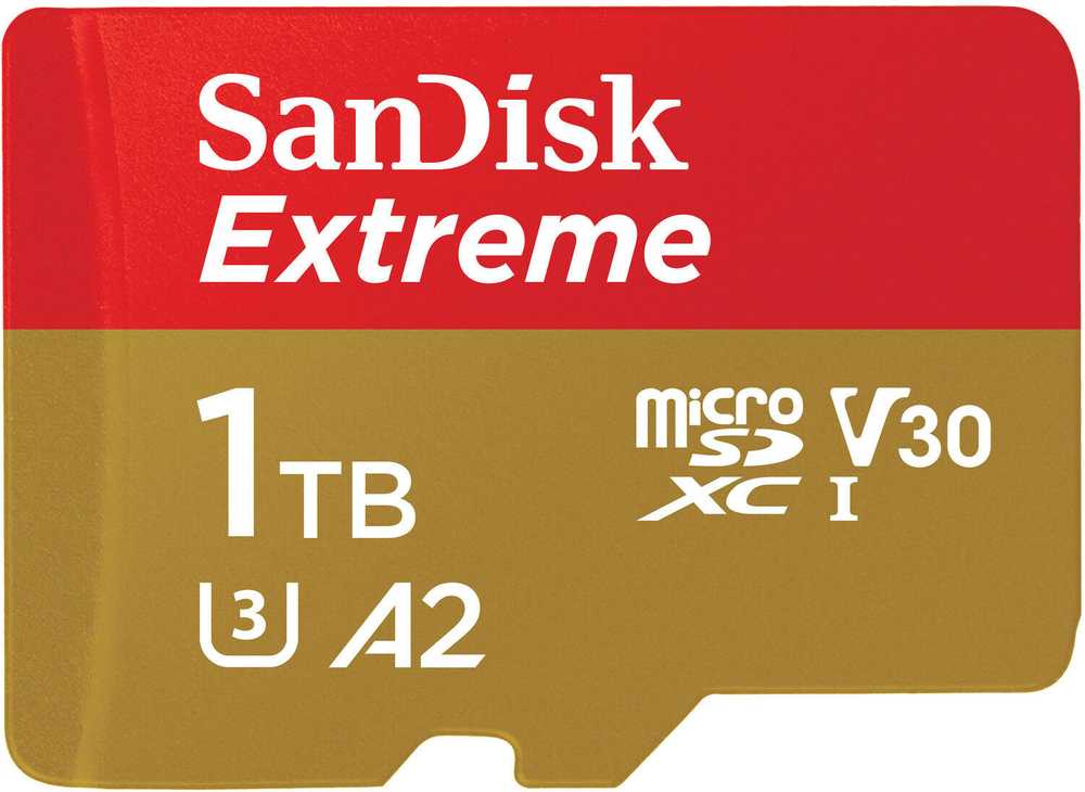 SANDISK EXTREME Micro SDXC atminties kortelė 1 TB 190/130 MB/s UHS-I U3 (SDSQXAV-1T00-GN6MA)