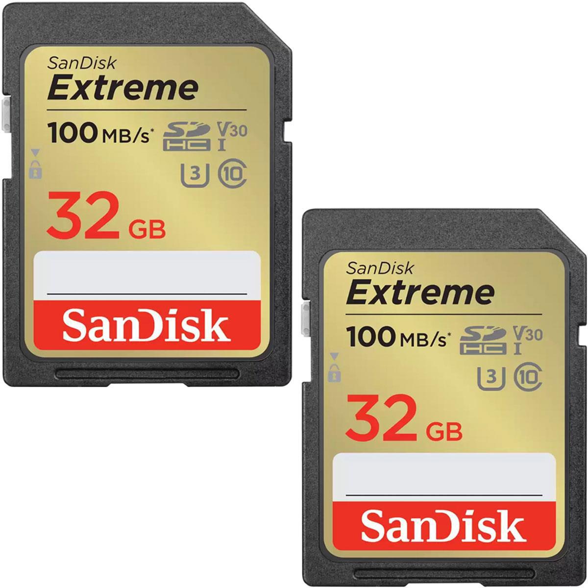 Atminties kortelė SanDisk Extreme SDHC SDSDXVT-032G-GNCI2, 32GB