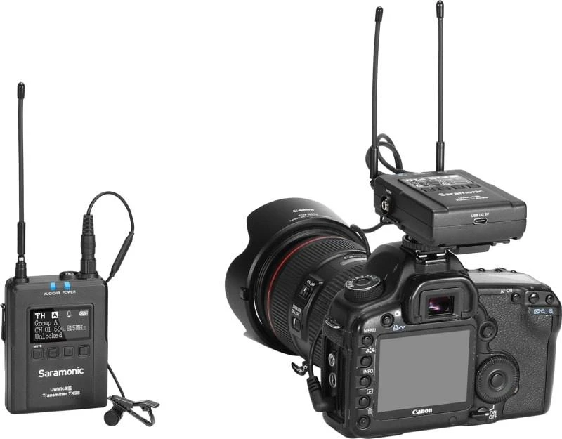Saramonic UwMic9S belaidžio garso perdavimo rinkinys 1 (RX9 + TX9)