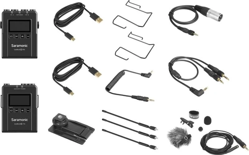 Saramonic UwMic9S belaidžio garso perdavimo rinkinys 1 (RX9 + TX9)