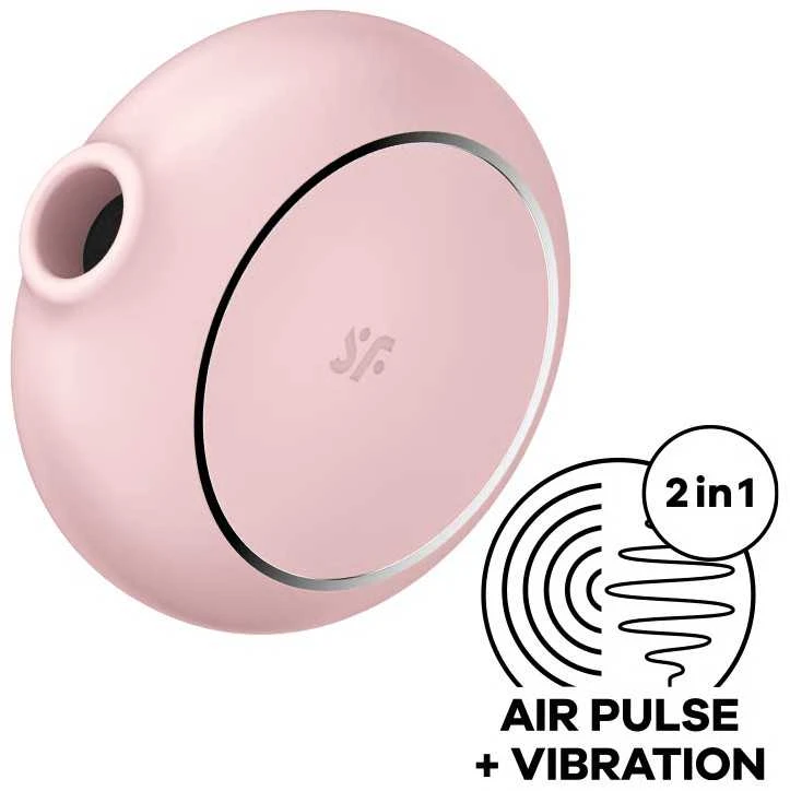 „Satisfyer“ oro pulsavimo ir vibravimo prietaisas „Pro To Go 3“, rožinis