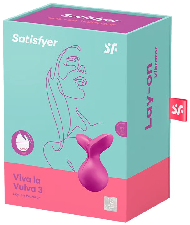 Satisfyer Viva la Vulva 3 Violetinis klitorio vibratorius