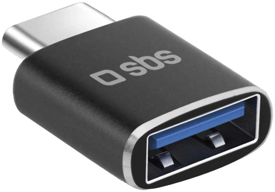 SBS USB-C į USB-A adapteris, juodas