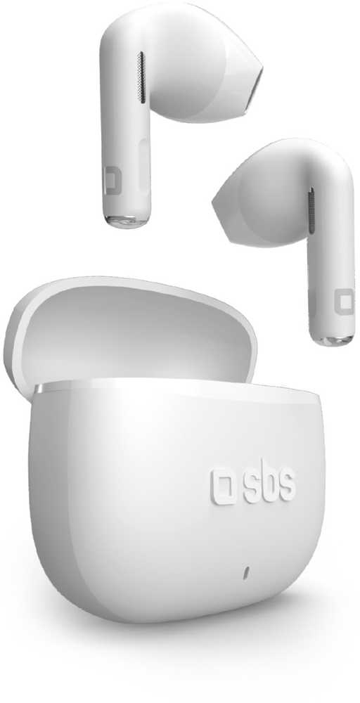 SBS belaidės ausinės Go Pods TWS, baltos