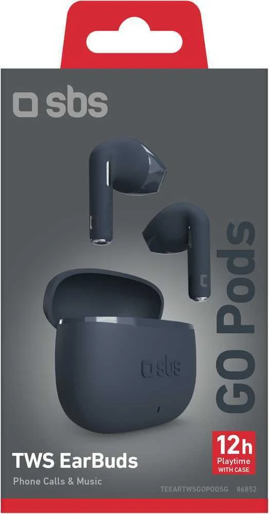 SBS belaidės ausinės Go Pods TWS, tamsiai mėlynos
