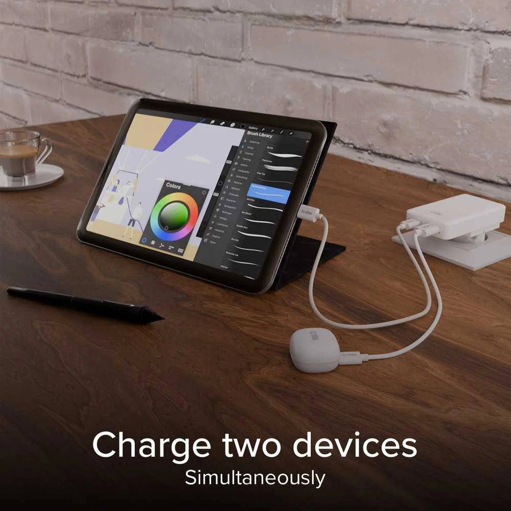 SBS 20W USB-A, USB-C, plokščias