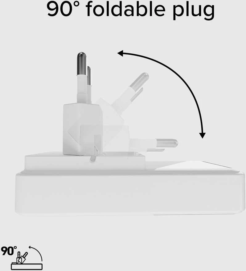 SBS 20W USB-A, USB-C, plokščias
