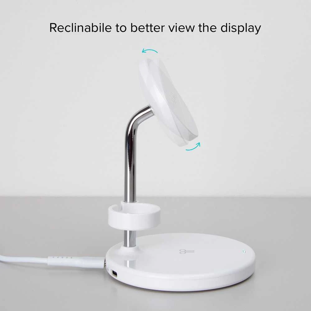 SBS įkrovimo stotelė MagSafe 15W 3in1, balta