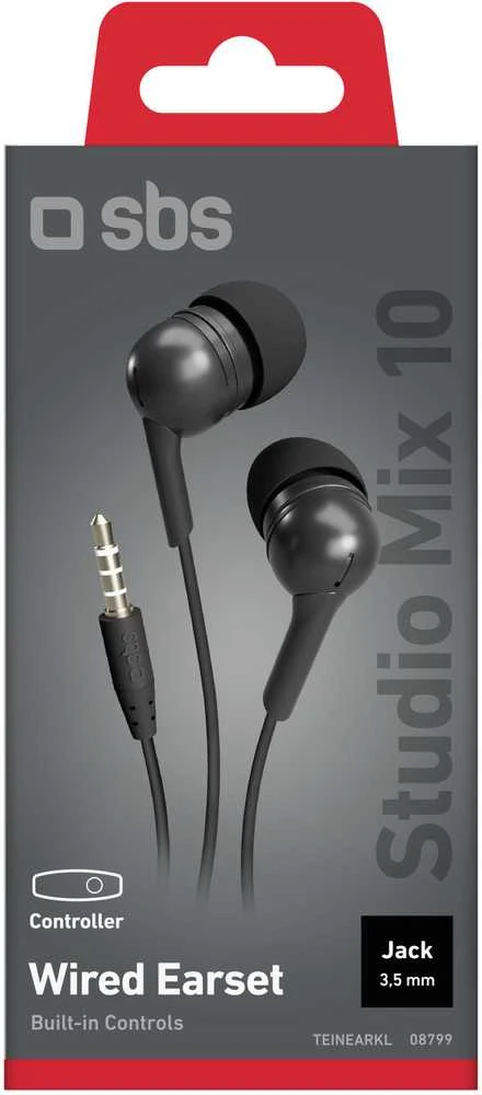 Ausinės Dou. Z Mik. SBS Earset Studio Mix Juoda