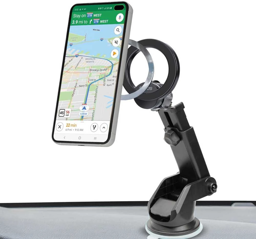 SBS TESUPMAGRINGEXT Išmanusis telefonas Holder for Dashboard and Windshield, MagSafe Compatible – Juodas