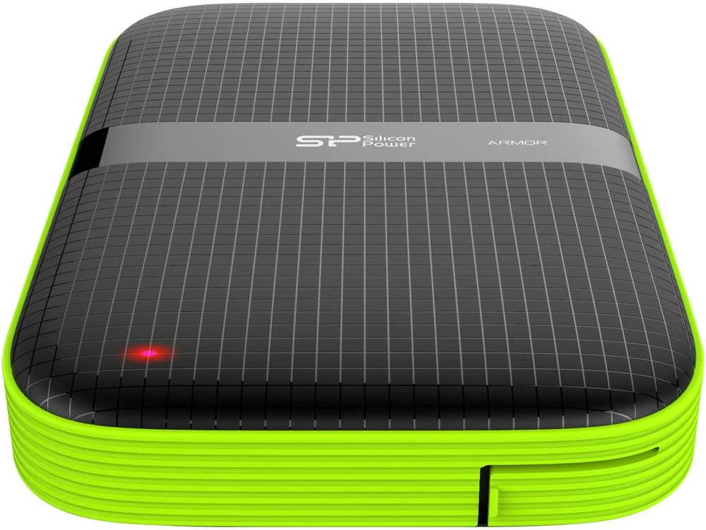 Išorinis kietasis diskas Silicon Power Armor A60 2TB SP020TBPHDA60S3K, Juodas/žalias