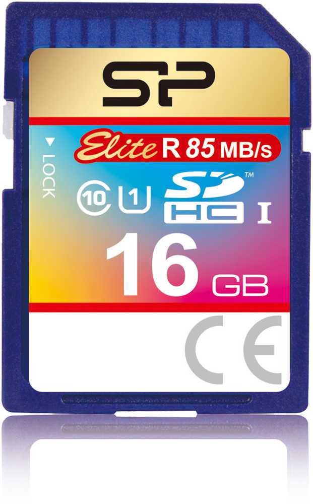 Atminties kortelė SILICON POWER 16 GB, SDHC UHS-I, 10 klasė, 40 MB/s skaitymo, 15 MB/s įrašymo greitis