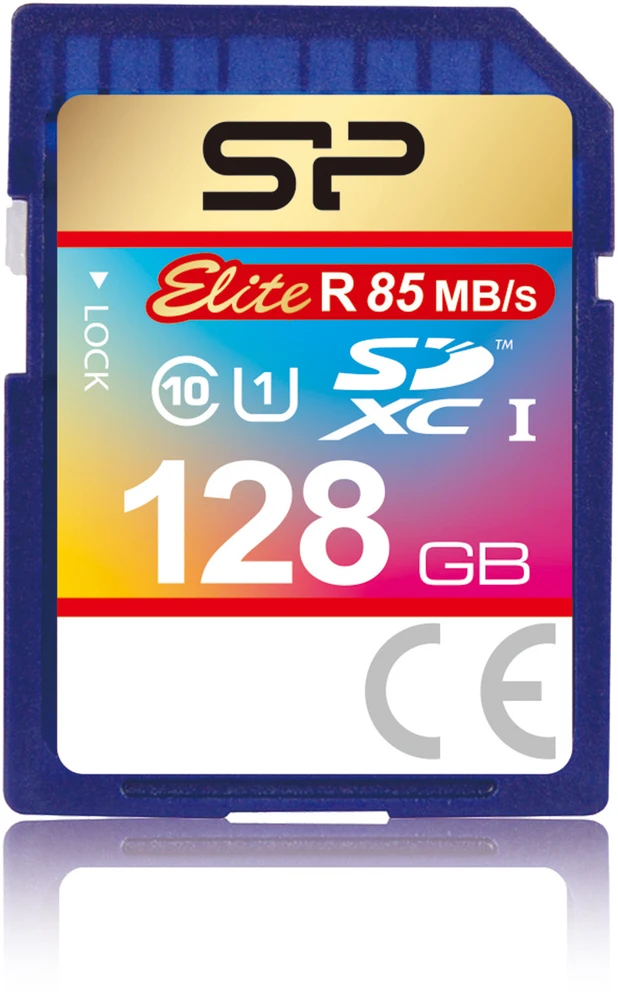Silicon Power atminties kortelė SDXC 128GB Elite