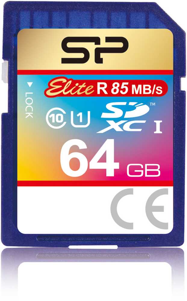 Silicon Power atminties kortelė SDXC 64GB Elite