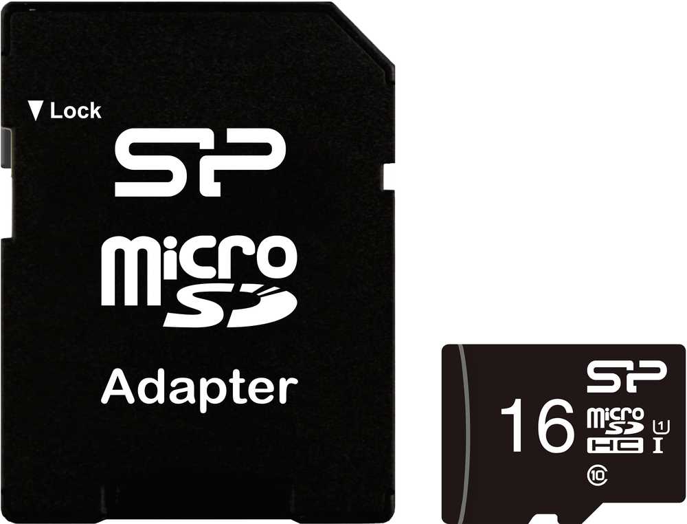 Atminties kortelė Silicon Power | 16 GB | Micro SDHC | Flash atminties klasė 10 | SD adapter