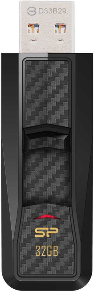 „Silicon Power“ atmintinė 32 GB Blaze B50 USB 3.0, juoda