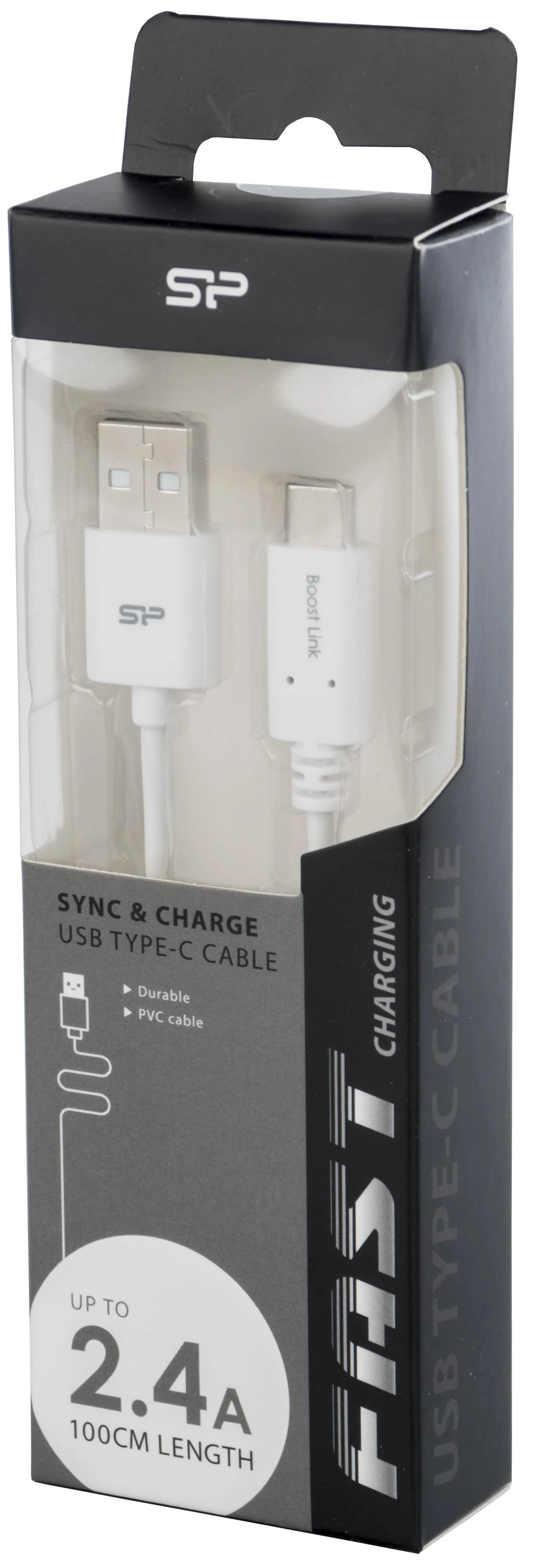 Silicon Power Silicio galia | USB A į Micro USB-C laidas | LK10AC | USB-C į USB-A