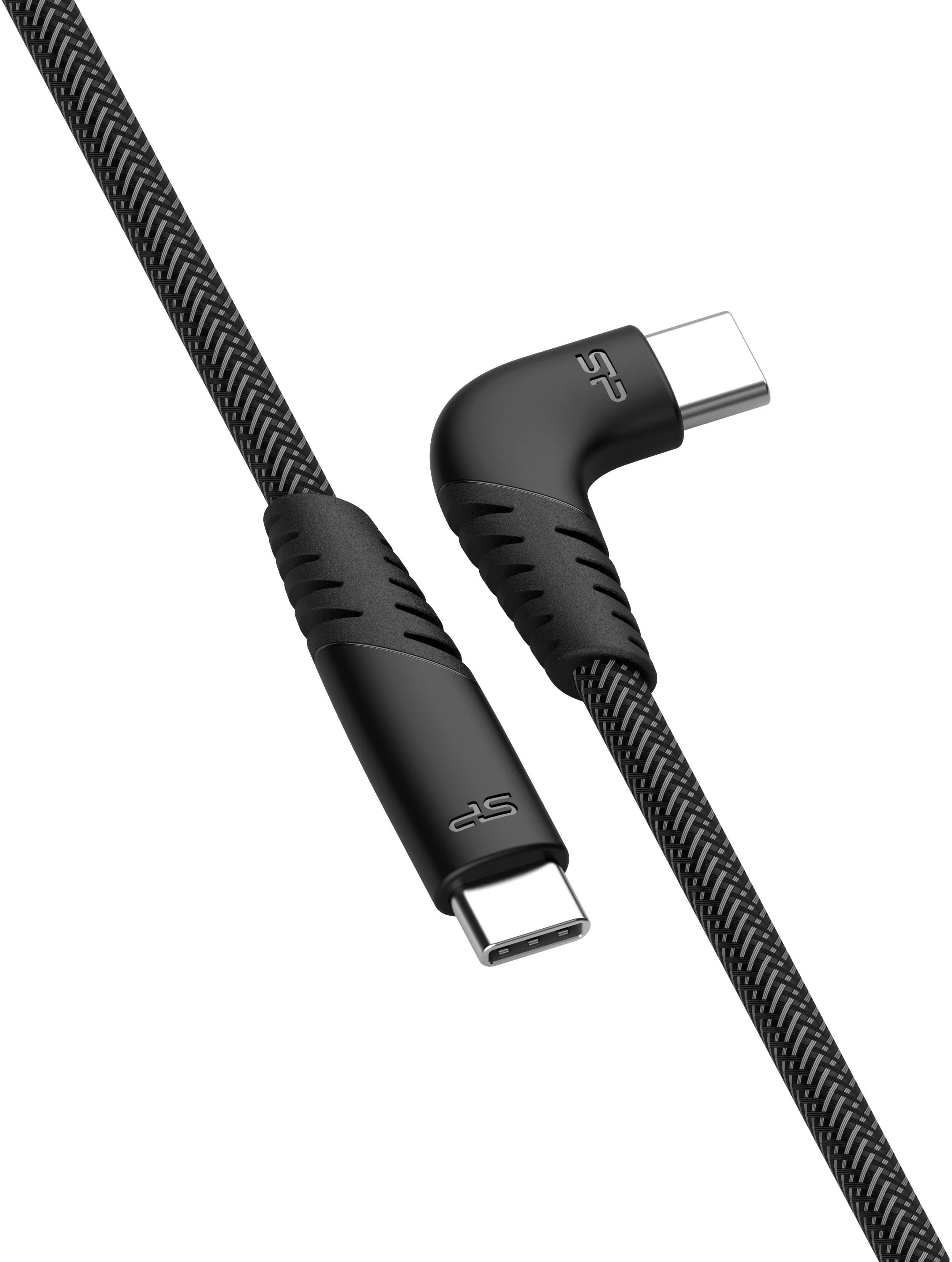 Silicon Power Silicio galia | USB-C į USB-C laidas | LK50CC | PET pintas | Pilka