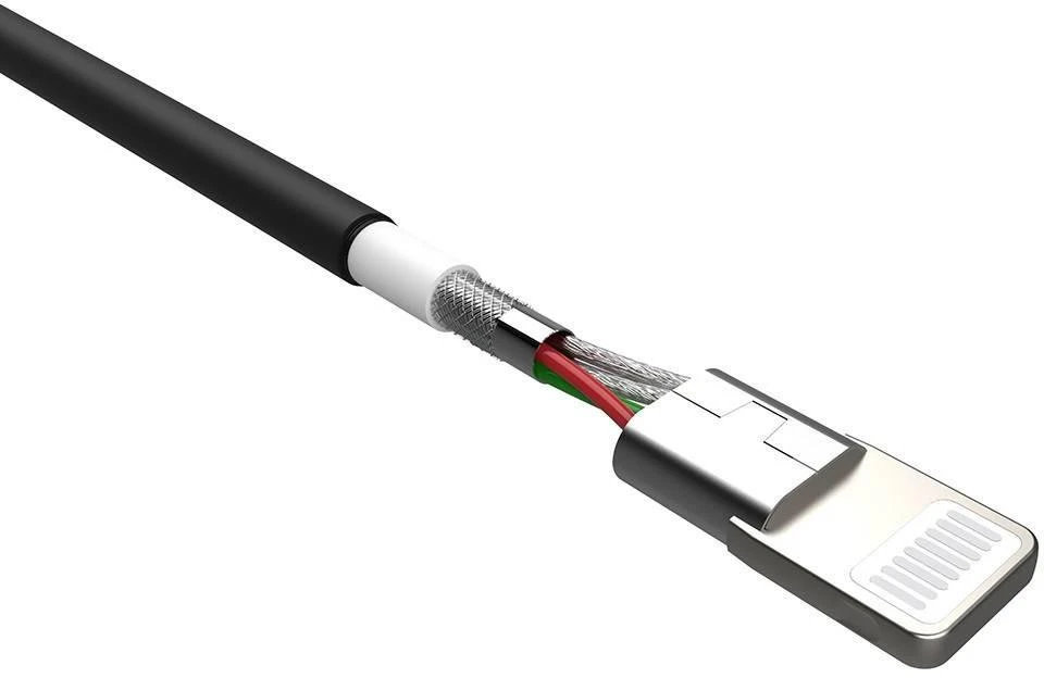 Silicon Power USB Type-A iki Lightning Cable LK15 MFi Apple, PVC, Baltas