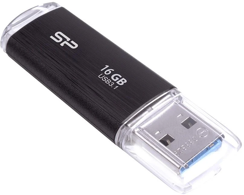 Silicon Power | Blaze B02 | 16 GB | USB Type-A | Juodas