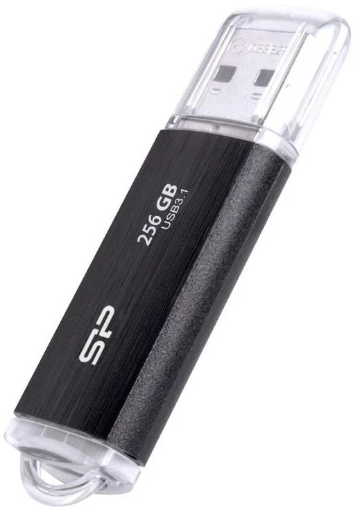 SILIKONIO MAITINIMO KOMPIUTERIS & COMMUNICAT SILICON POWER Blaze B02 USB atmintis 256GB USB 3.2 Juodas