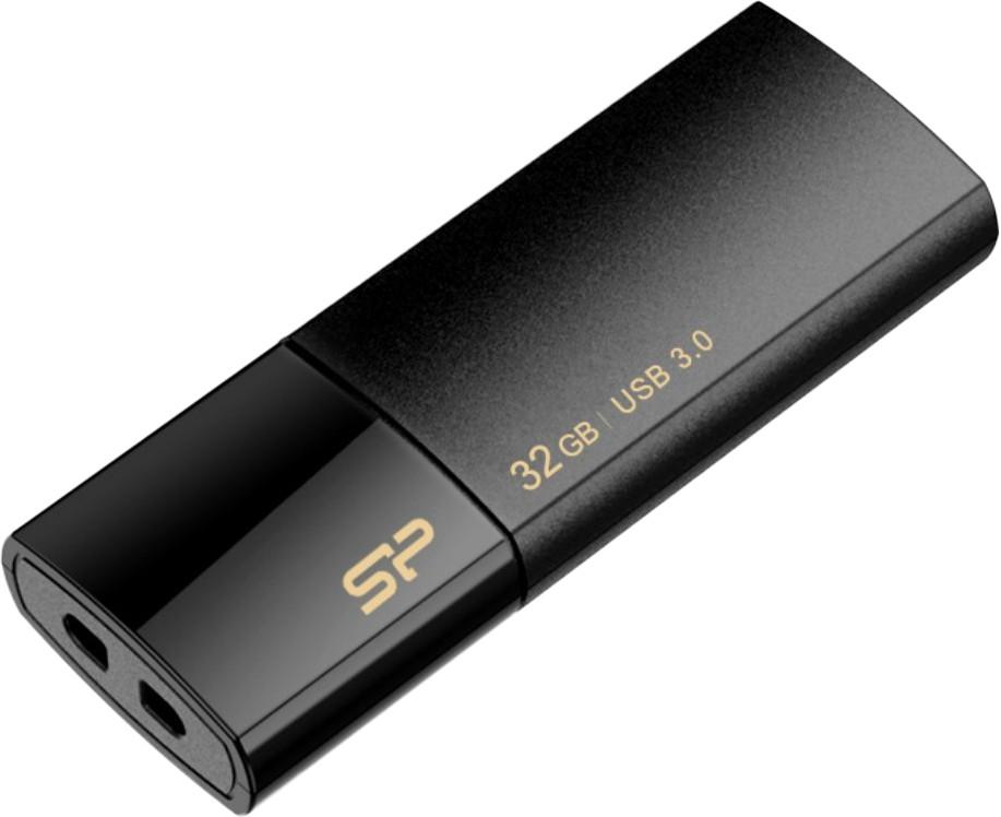 SILIKONIO MAITINIMO KOMPIUTERIS & COMMUNICAT SILICONPOW SP032GBUF3B05V1K Silicon Power atmintis USB Blaze B05 32GB USB 3.0 Juodas