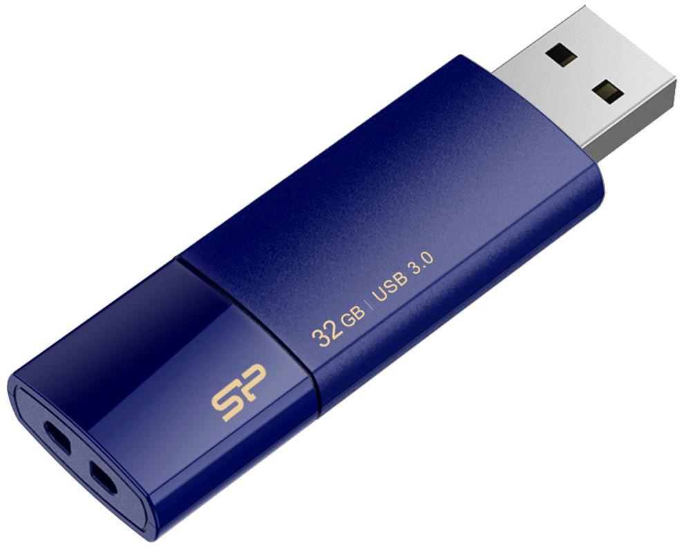 SILIKONIO MAITINIMO KOMPIUTERIS & COMMUNICAT SILICON POWER atmintis USB Blaze B05 32GB USB 3.2 Mėlyna