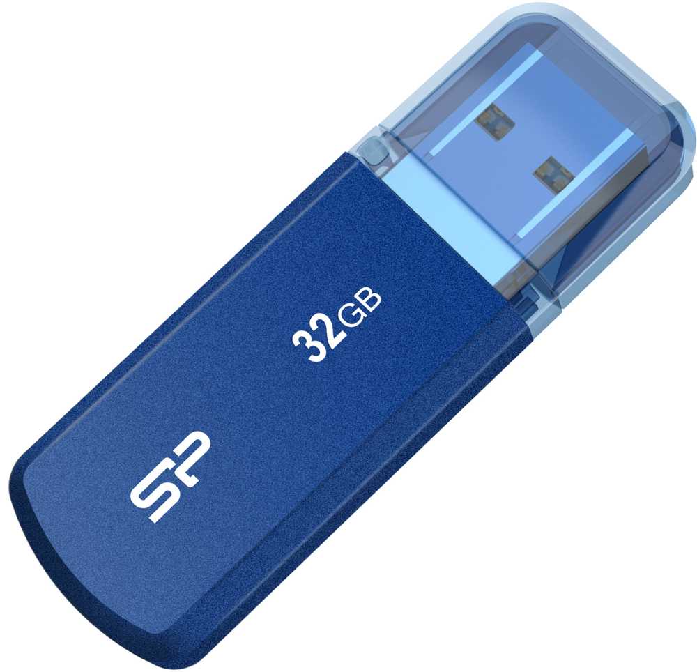 „Silicon Power“ atmintinė 32 GB Helios 202, mėlyna