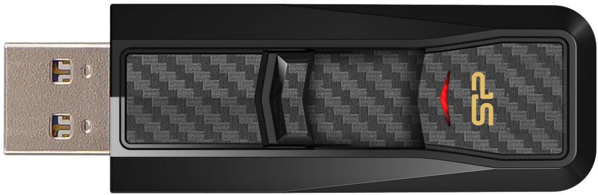 „Silicon Power“ atmintinė 64 GB Blaze B50 USB 3.0, juoda