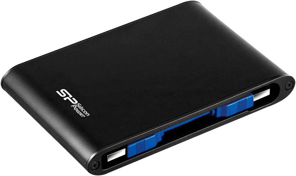 Kietasis diskas Silicon Power Armor A80 1000 GB, 2.5 ", USB 3.1, Juodas