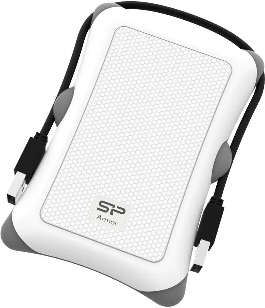 Kietasis diskas Silicon Power Armor A30 1TB | 1000 GB | 2,5" | USB 3.1 | Baltas
