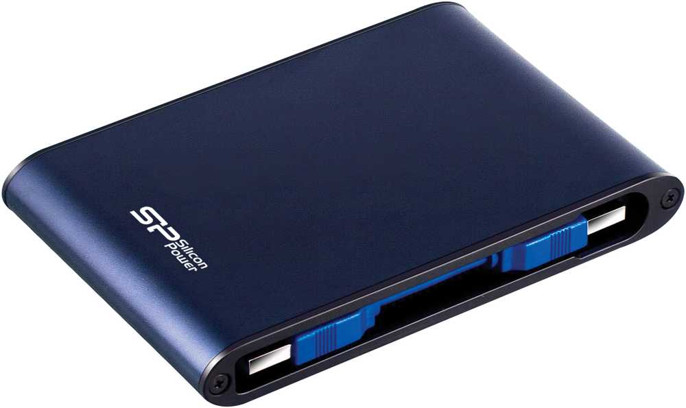 Kietasis diskas Silicon Power Armor A80 1TB 2.5 ", USB 3.0, Mėlyna