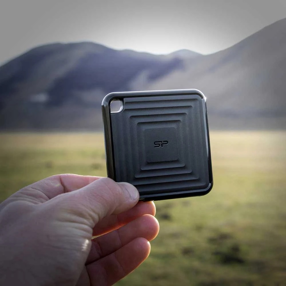 SILICON POWER COMPUTER &amp; COMMUNICAT SILICON POWER Išorinis kietasis diskas SSD PC60 1TB USB-C 540/500 MB/s Juodas