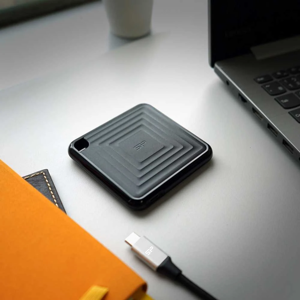 SILICON POWER COMPUTER &amp; COMMUNICAT SILICON POWER Išorinis kietasis diskas SSD PC60 256GB USB-C 540/500 MB/s Juodas