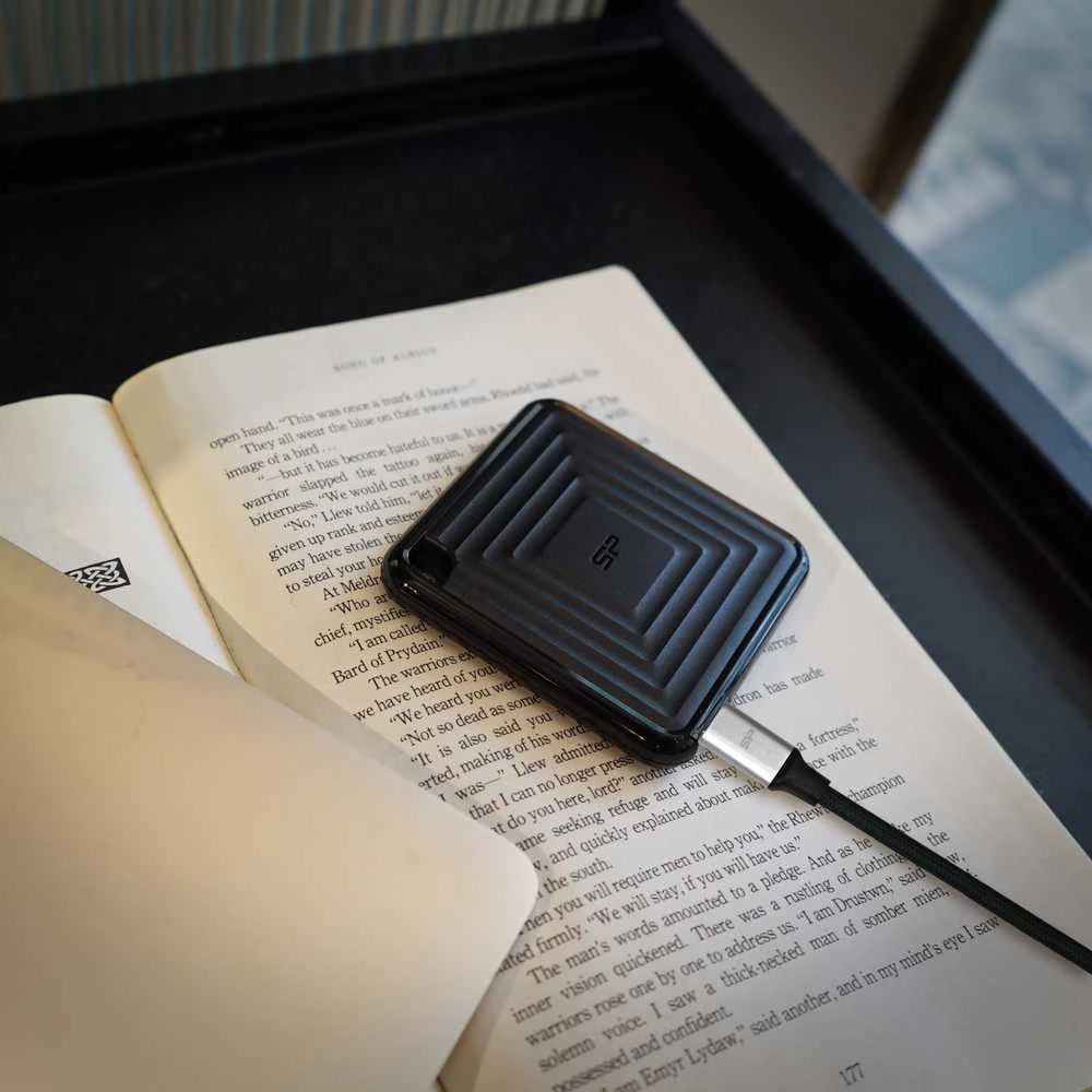 SILICON POWER COMPUTER &amp; COMMUNICAT SILICON POWER Išorinis kietasis diskas SSD PC60 256GB USB-C 540/500 MB/s Juodas