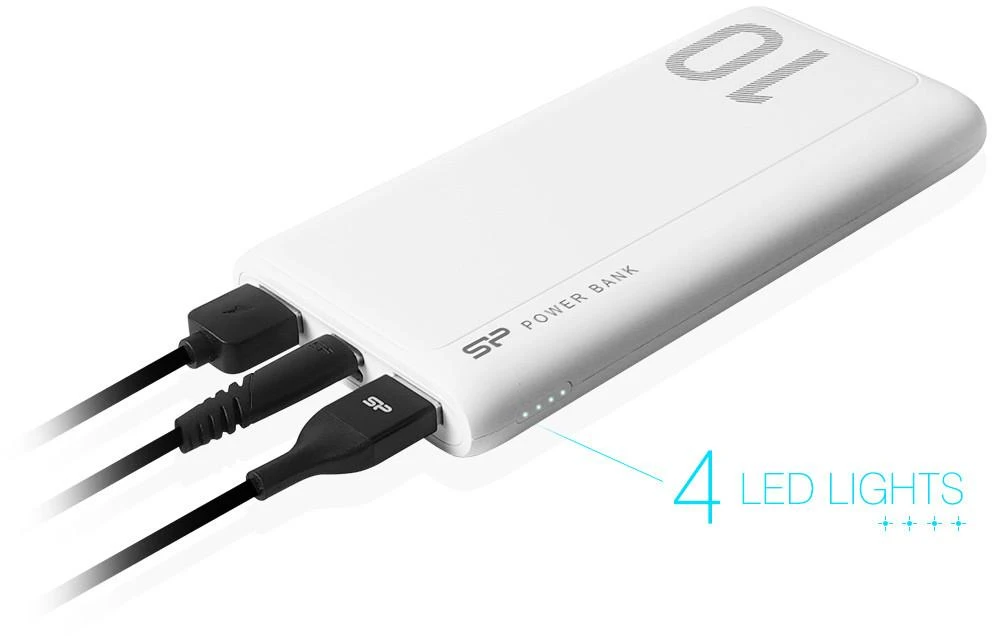 SILICON POWER COMPUTER & COMMUNICAT SILICON POWER GP 15 Powerbank 10000 Baltas