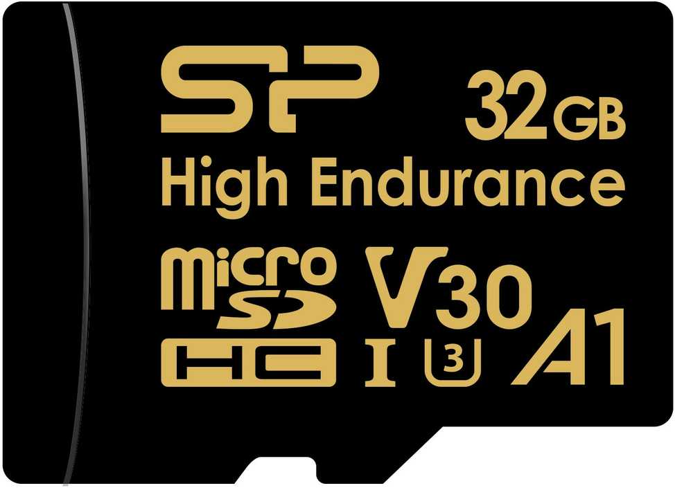 Silicon Power atminties kortelė Micro SDHC 32GB High Endurance + adapteris