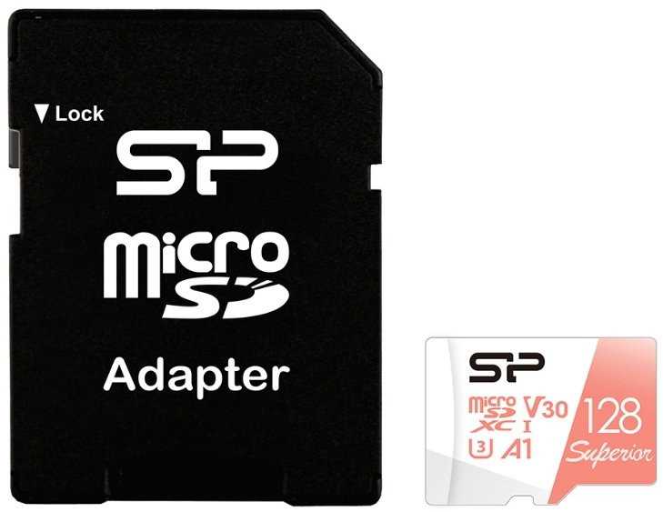Atminties kortelė Silicon Power Superior | 128 GB | Micro SDXC | Flash atminties klasė 10