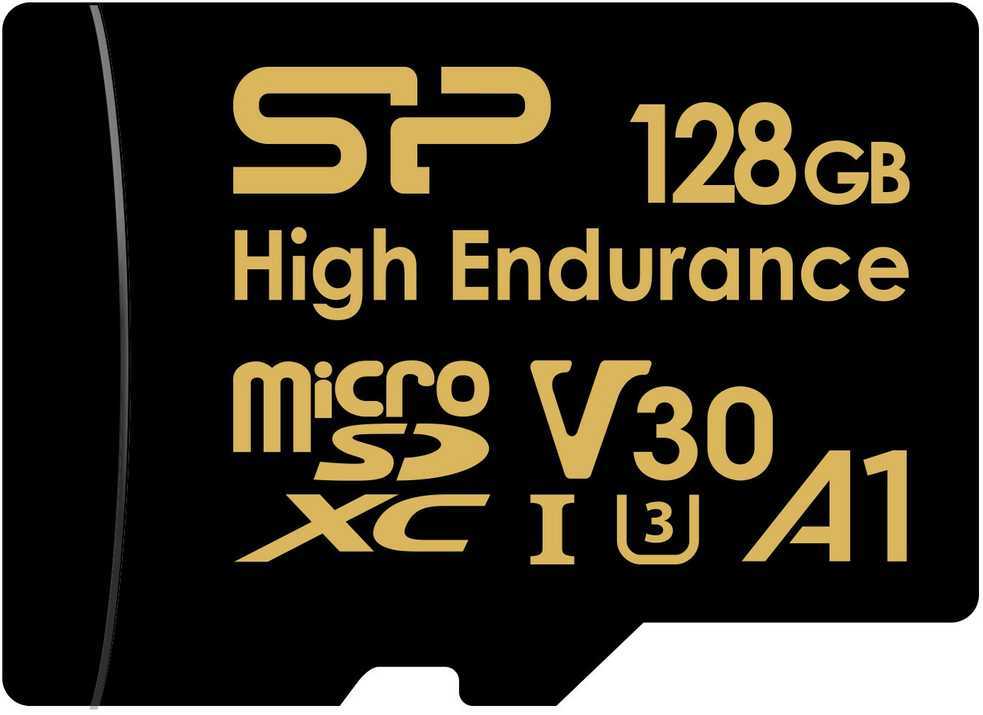 Atminties kortelė SILICON POWER Micro SDXC HIGH ENDURANCE 128GB V30 + ADAPTERIS