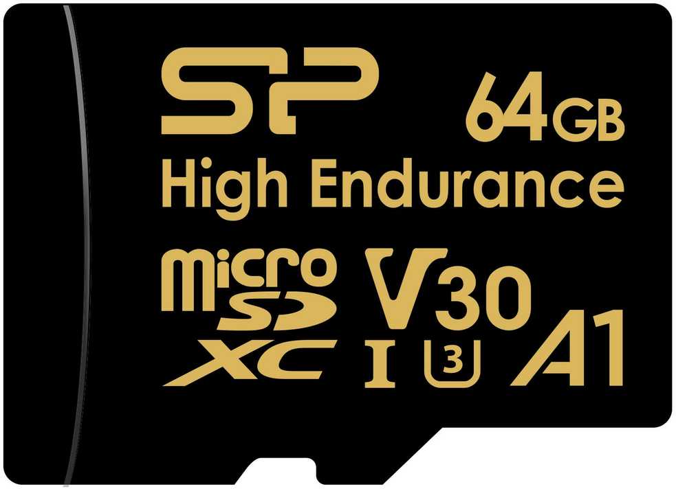 Atminties kortelė SILICON POWER Micro SDXC HIGH ENDURANCE 64GB V30 + ADAPTERIS