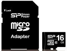 Atminties kortelė Silicon Power | 16 GB | Micro SDHC | Flash atminties klasė 10 | SD adapter