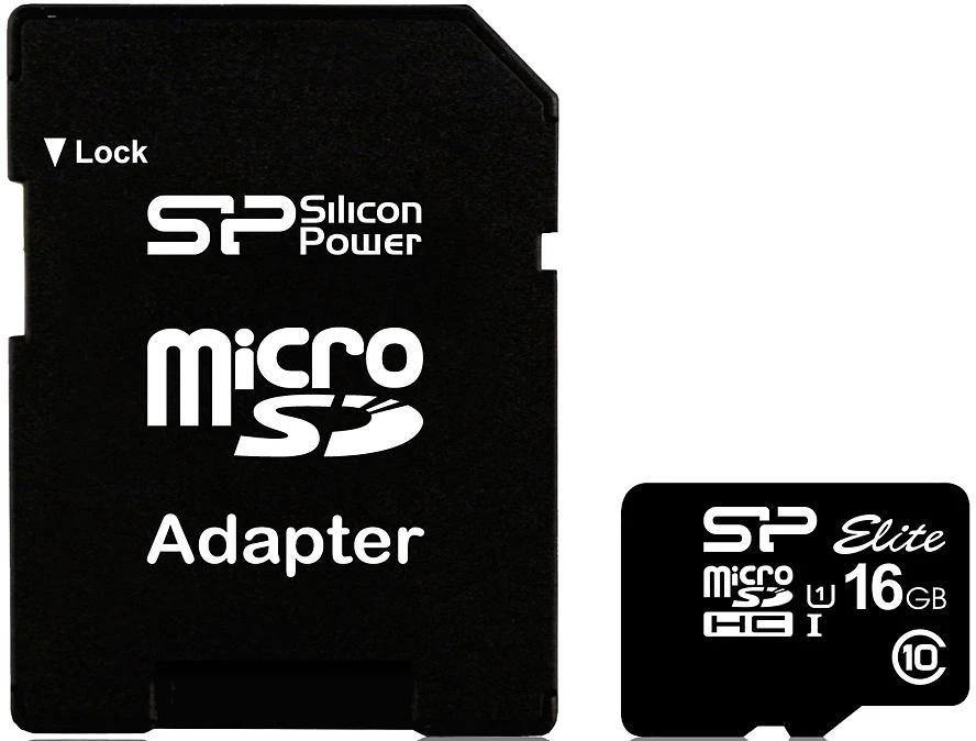 Atminties kortelė Silicon Power | Elite UHS-I | 16 GB | Micro SDHC | Flash atminties klasė 10 | SD adapter