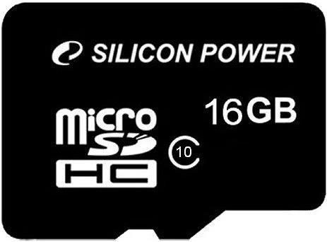 Atminties kortelė Silicon Power | 16 GB | Micro SDHC | Flash atminties klasė 10 | SD adapter
