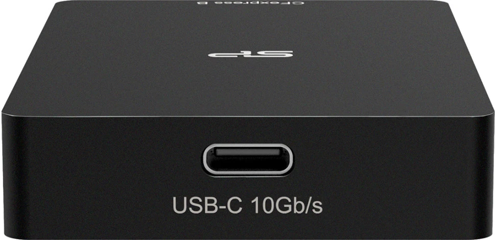Memory Card Reader SILICON POWER CreatePro BS10 CFexpress Type B and SD 4.0 10Gbps Juodas