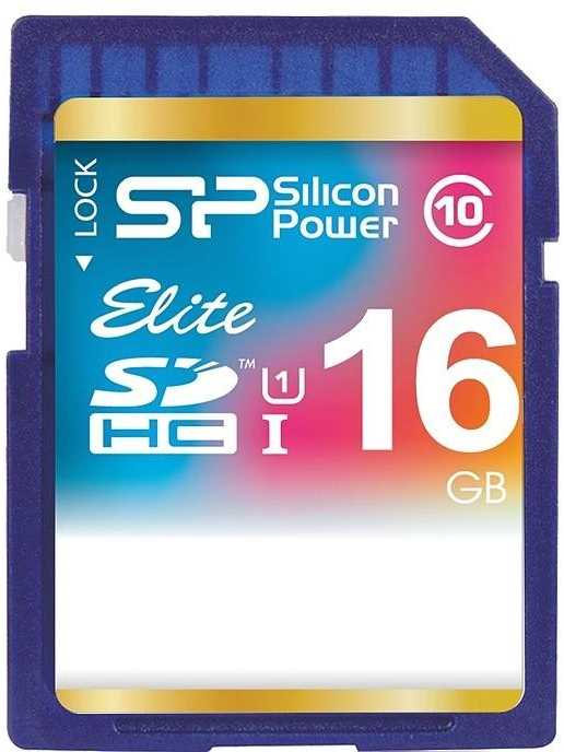 Atminties kortelė SILICON POWER 16 GB, SDHC UHS-I, 10 klasė, 40 MB/s skaitymo, 15 MB/s įrašymo greitis
