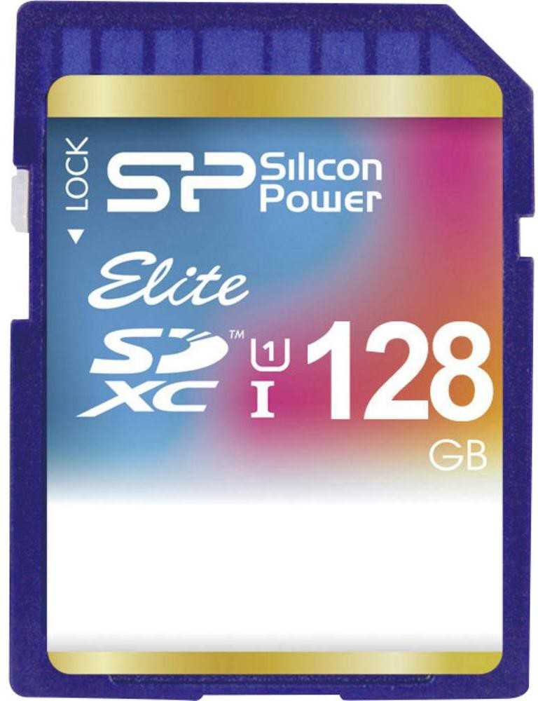 Silicon Power atminties kortelė SDXC 128GB Elite