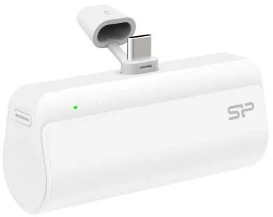 Silicon Power Bank | QD50 | 5000 mAh | USB-C | Baltas