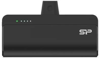 Silicon Power Bank | QD50 | 5000 mAh | USB-C | Juodas